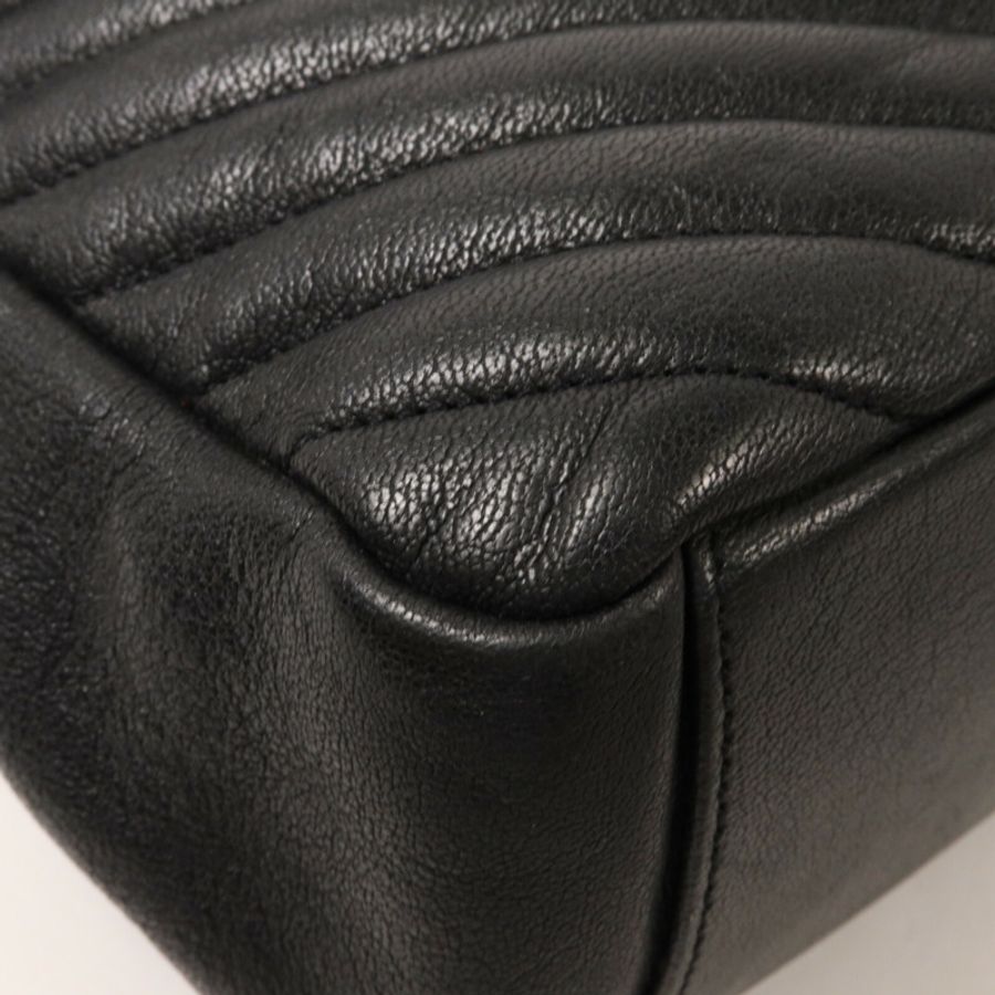 SAINT LAURENT 牛皮皮革College Large鏈帶手挽肩背兩用袋-12