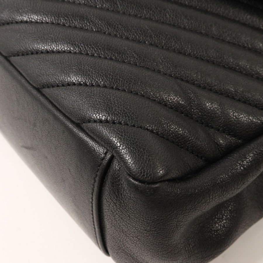 SAINT LAURENT 牛皮皮革College Large鏈帶手挽肩背兩用袋-13