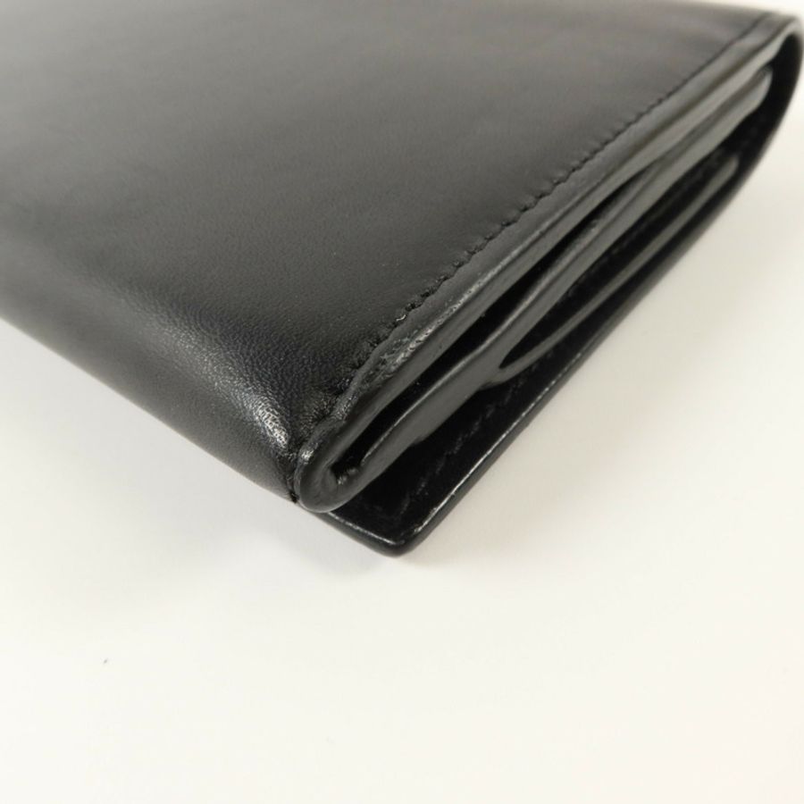 SAINT LAURENT 牛皮皮革Long Wallet銀扣長錢包-10