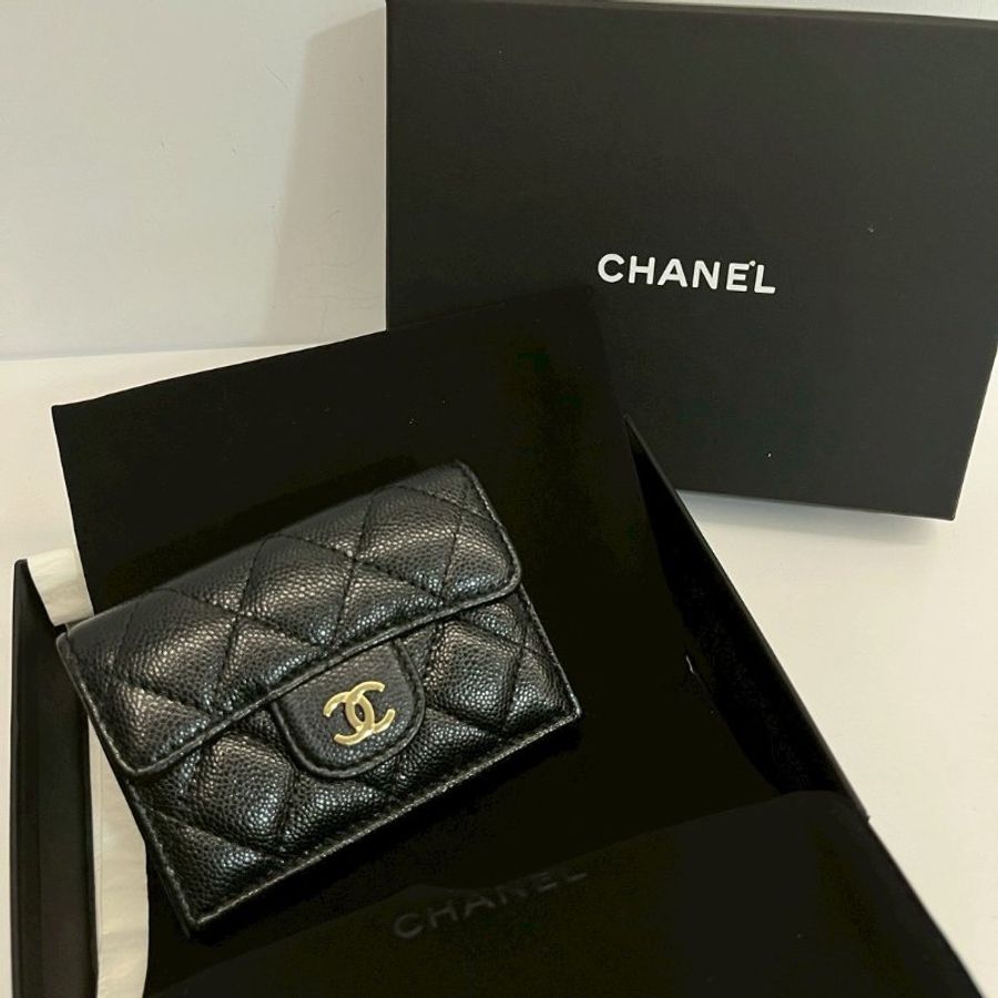 Chanel Mini 三摺短夾 晶片款-0