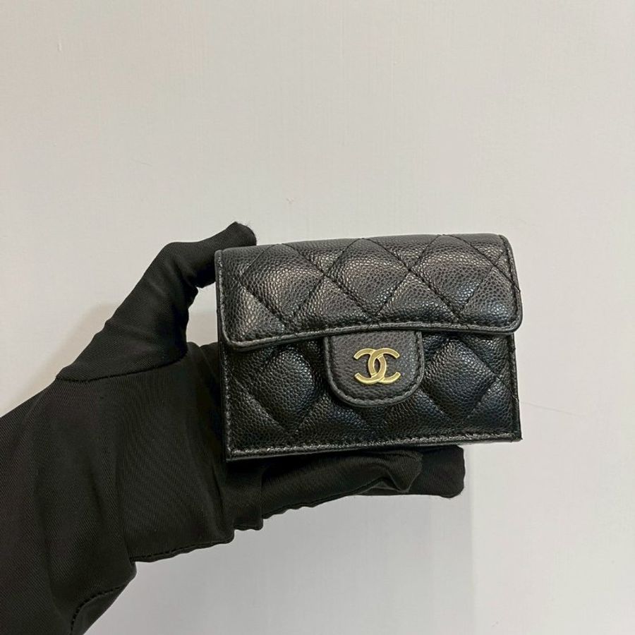 Chanel Mini 三摺短夾 晶片款-1