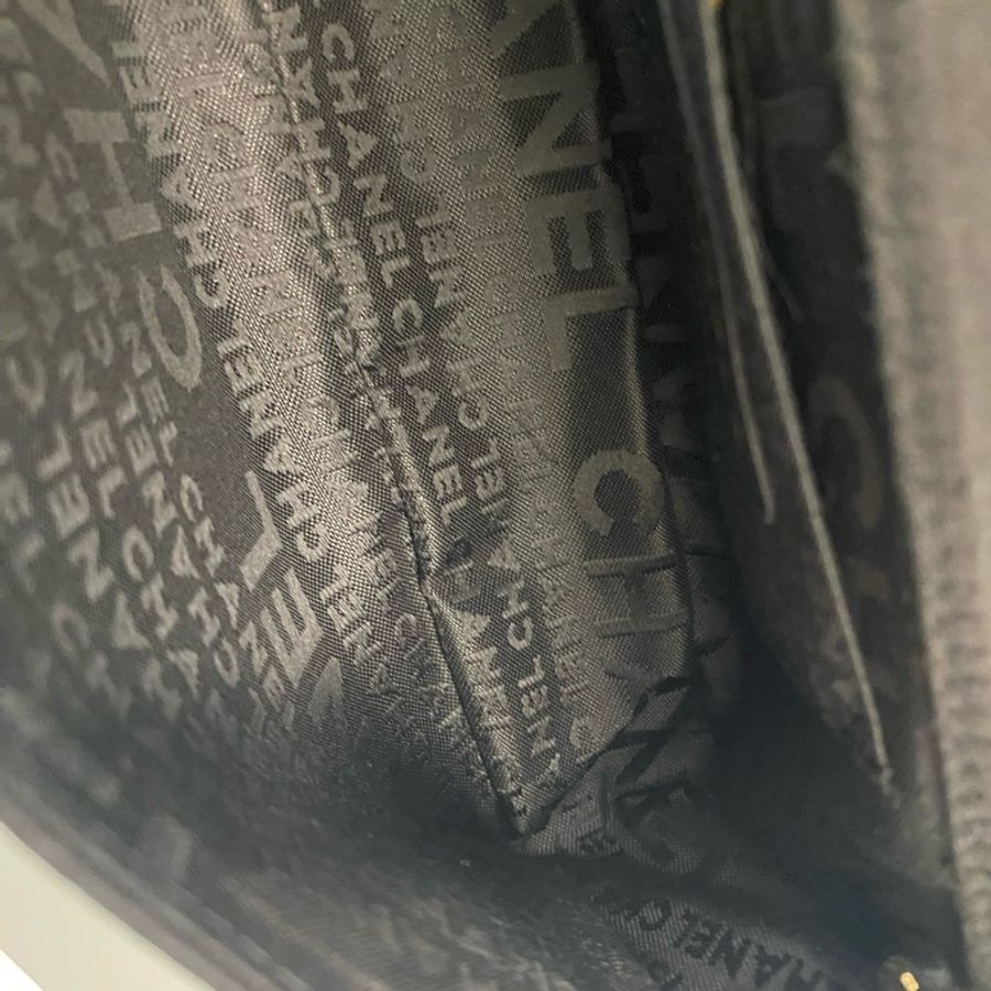 Chanel 香奈兒 冰格MiniCF綢緞帶山茶花 金扣 斜背包-9