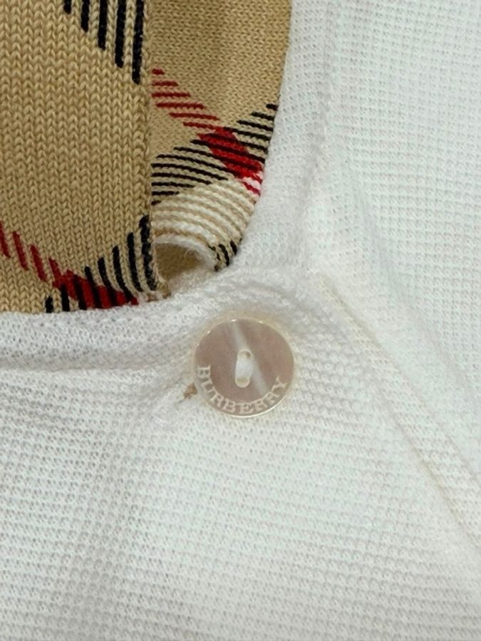 BURBERRY GOLF 經典格紋領戰馬POLO上衣-3