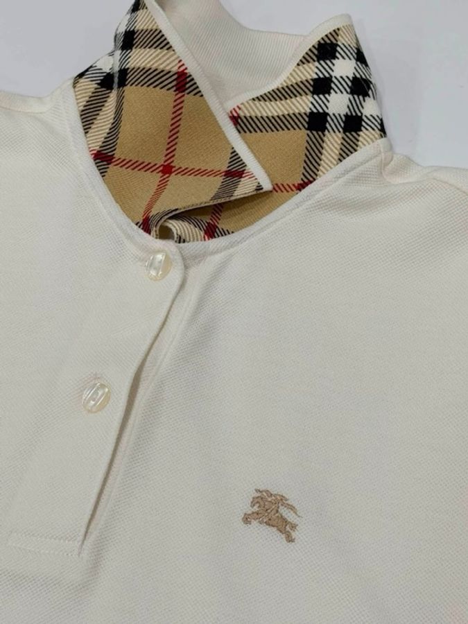 BURBERRY GOLF 經典格紋領戰馬POLO上衣-4