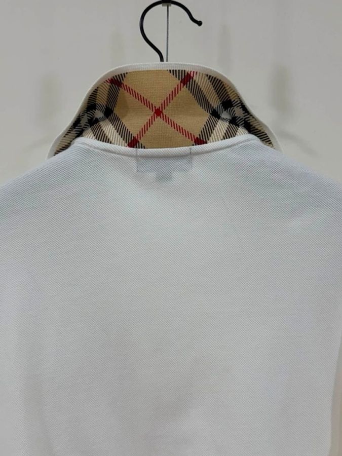 BURBERRY GOLF 經典格紋領戰馬POLO上衣-6