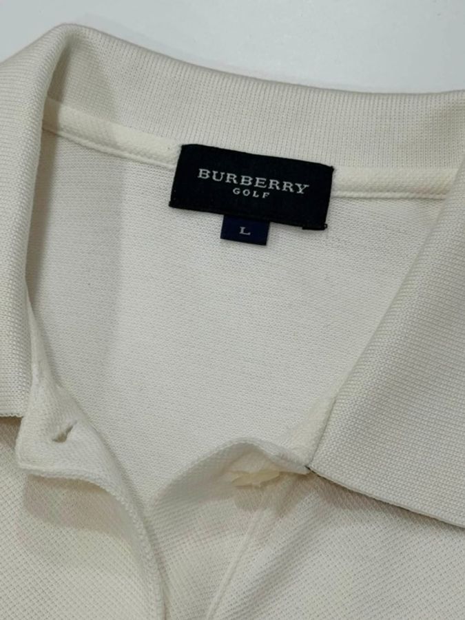 BURBERRY GOLF 經典格紋領戰馬POLO上衣-8