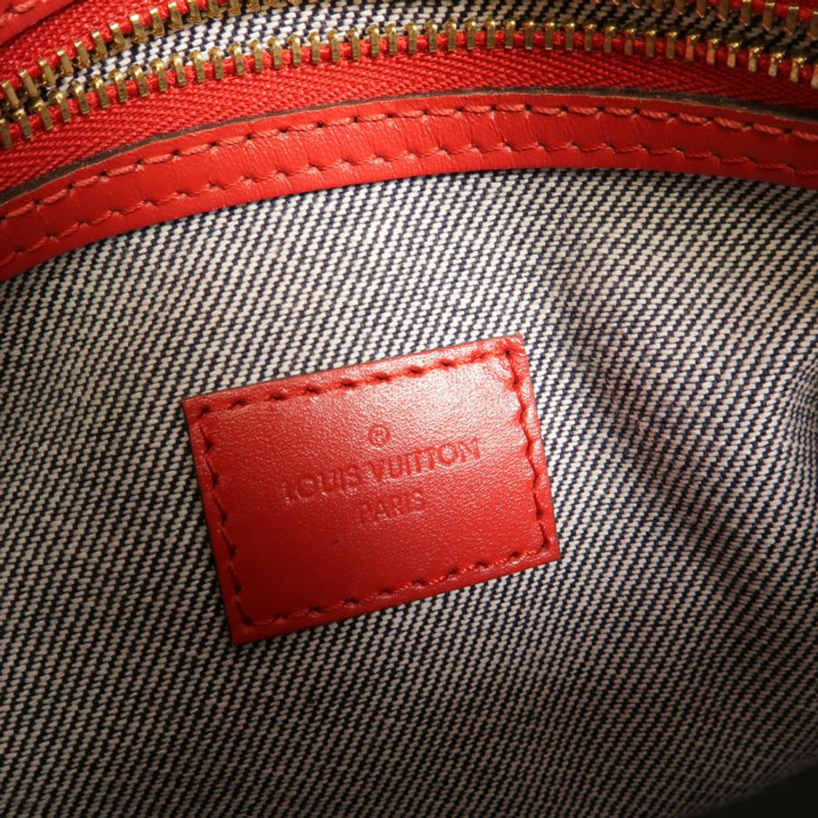 LOUIS VUITTON Monogram Denim Speedy Bandouliere 30手挽肩背兩用袋-9
