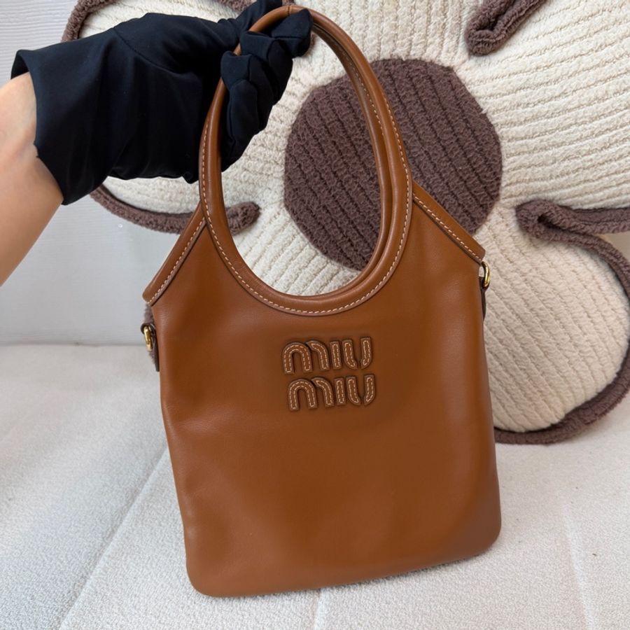 繆繆Miu Miu IVY 小號乾邑色-0