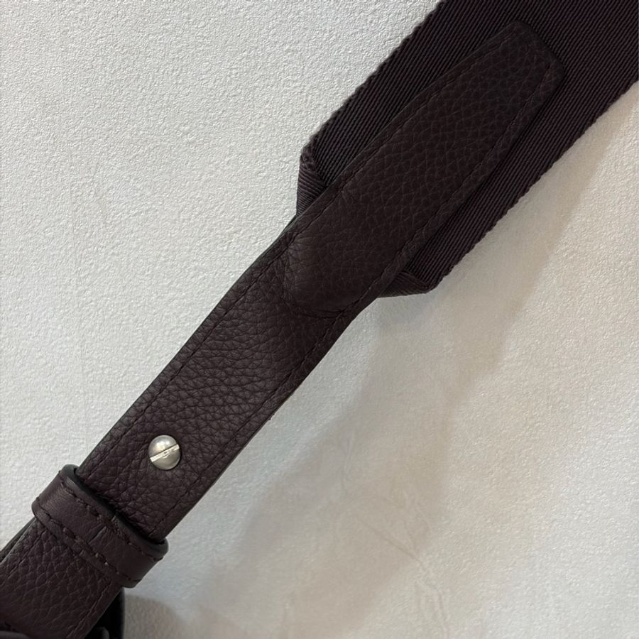 Dior 1ADPO095 SADDLE 赭紫紅皮 深咖 銀釦 馬鞍包 肩背包 斜背包 胸口包 斜挎包-52