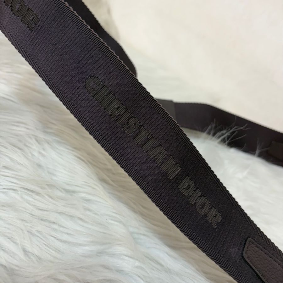 Dior 1ADPO095 SADDLE 赭紫紅皮 深咖 銀釦 馬鞍包 肩背包 斜背包 胸口包 斜挎包-54