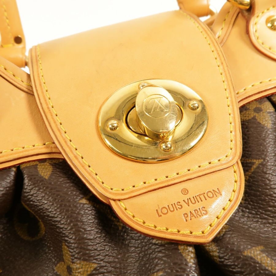 LOUIS VUITTON Monogram Boeshi MM手挽袋-6
