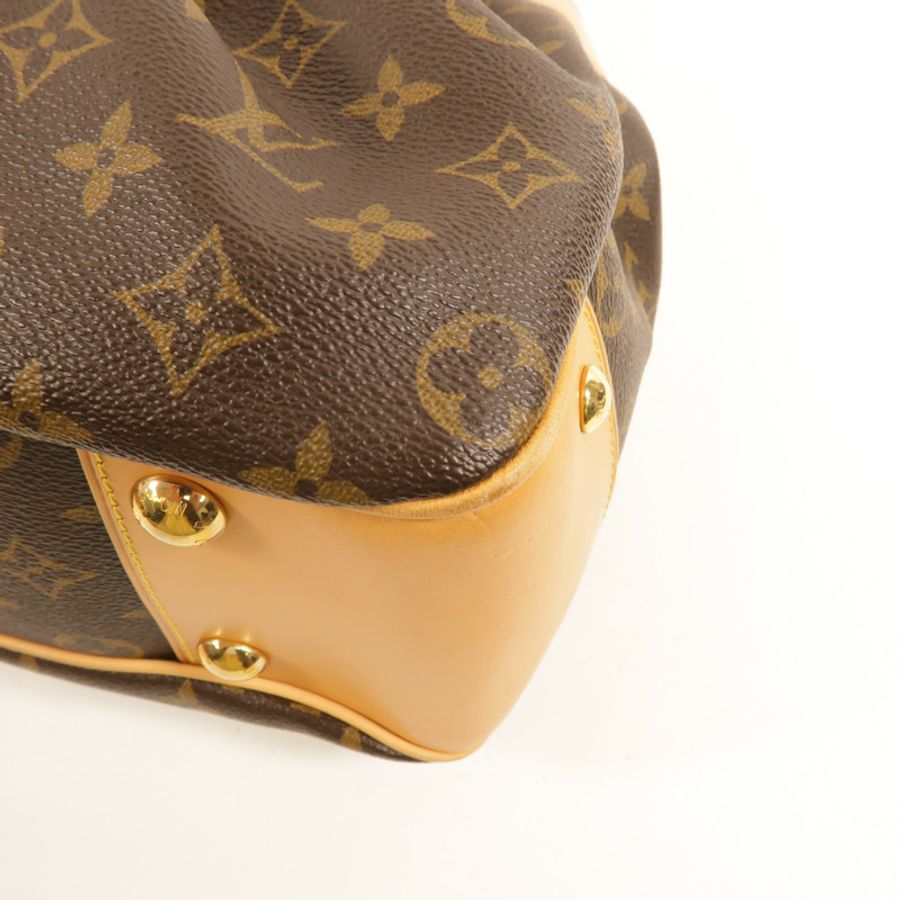LOUIS VUITTON Monogram Boeshi MM手挽袋-10