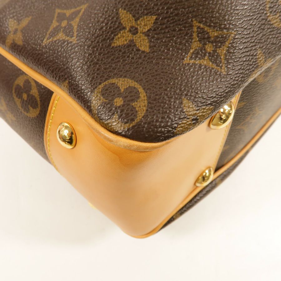 LOUIS VUITTON Monogram Boeshi MM手挽袋-11