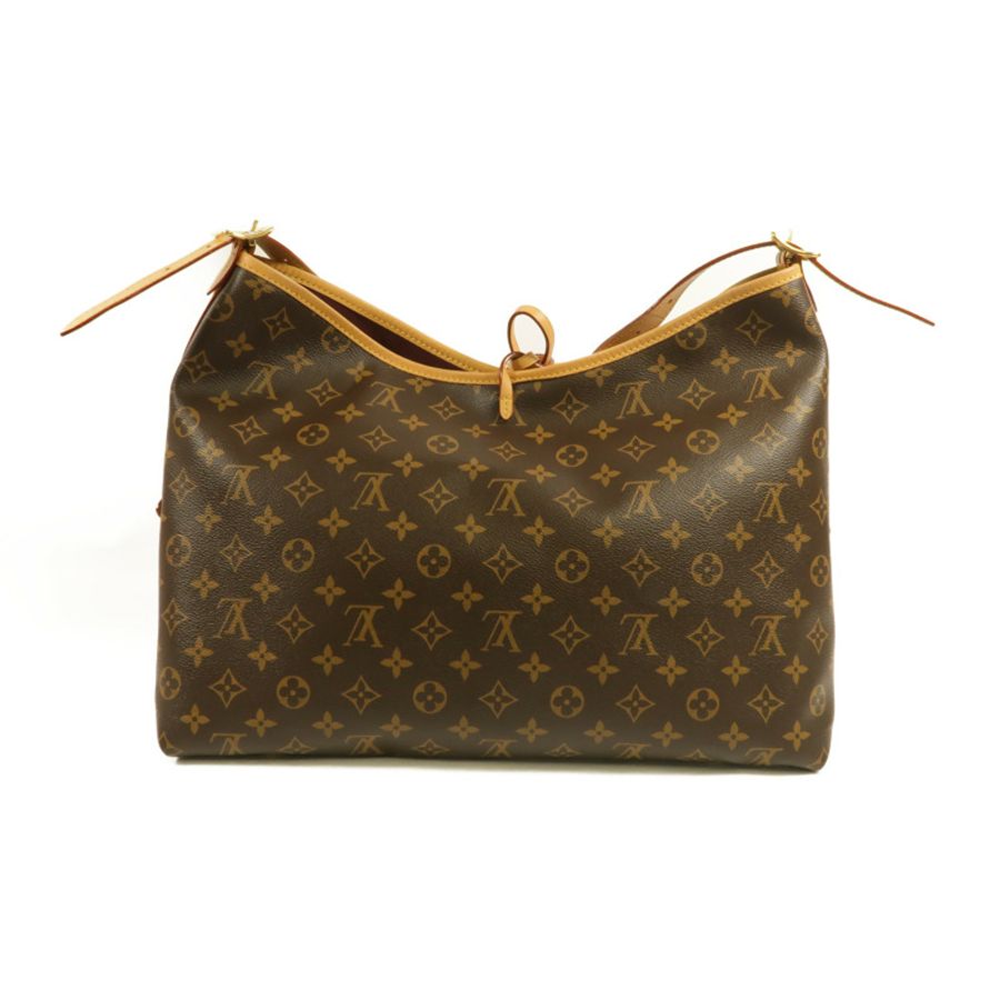 LOUIS VUITTON Monogram Carry All MM金扣肩背袋-1