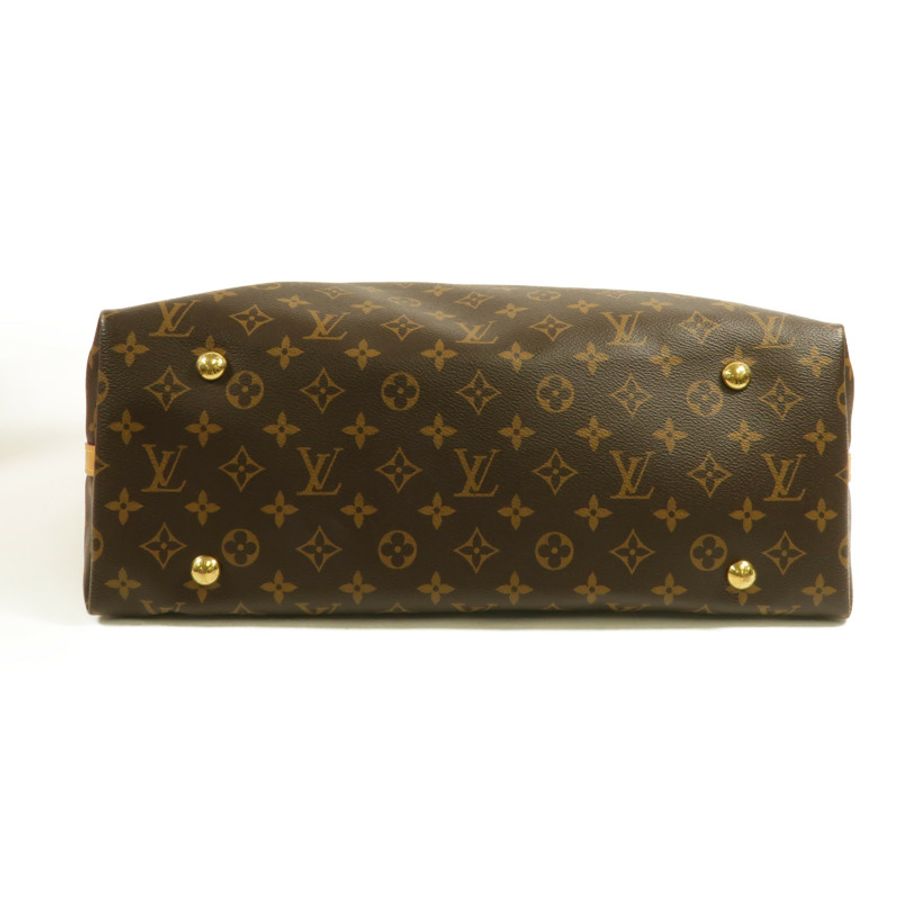 LOUIS VUITTON Monogram Carry All MM金扣肩背袋-3