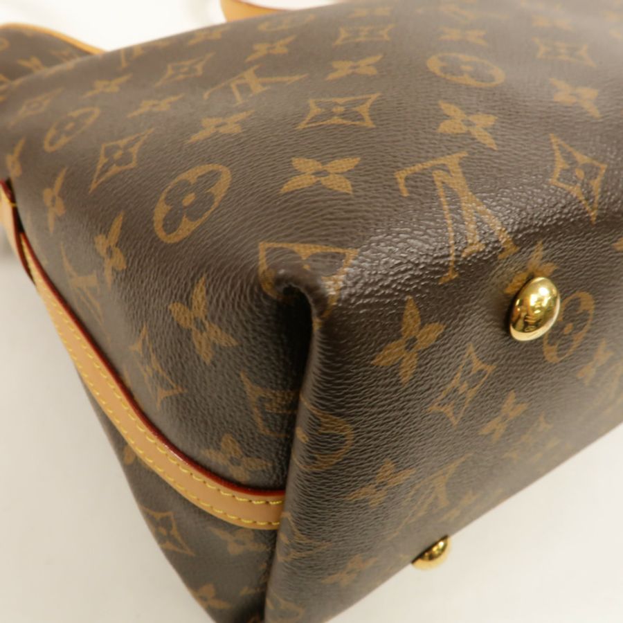 LOUIS VUITTON Monogram Carry All MM金扣肩背袋-12