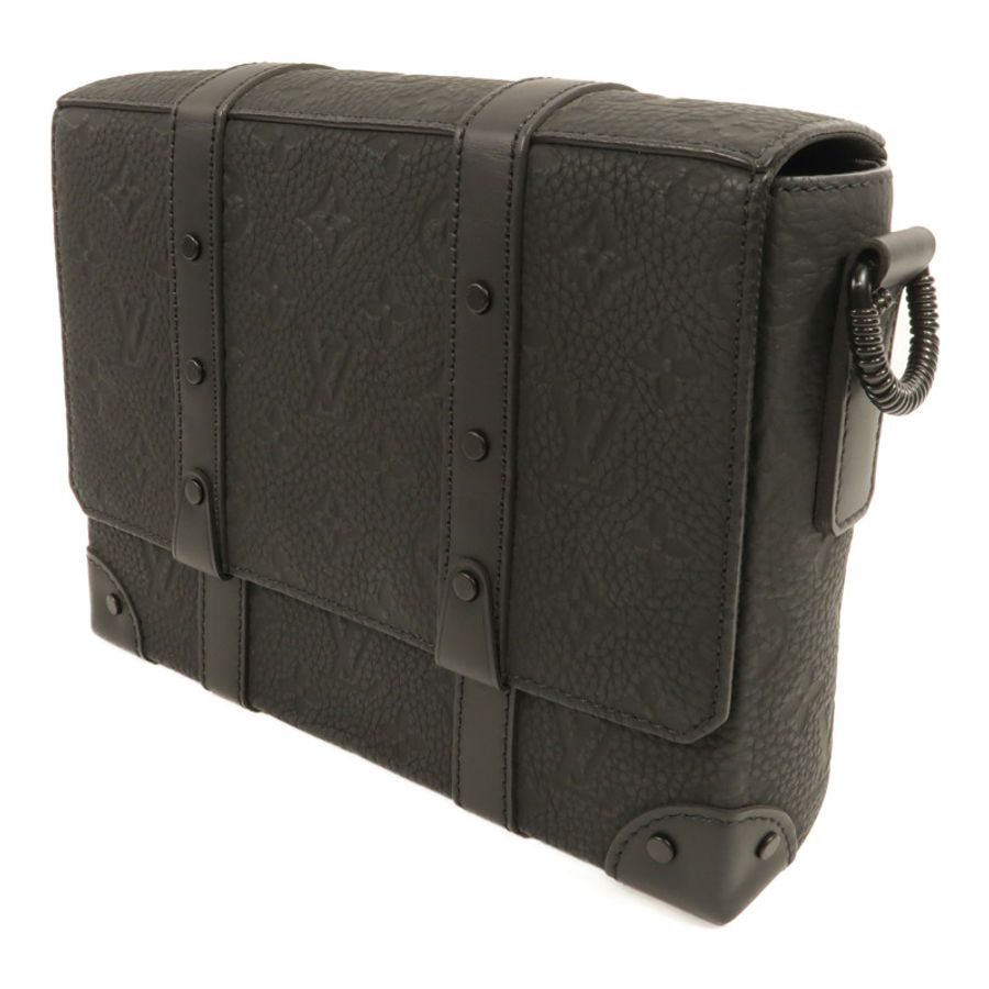 LOUIS VUITTON Monogram Taurillon Trunk Messenger Bag肩背袋-2