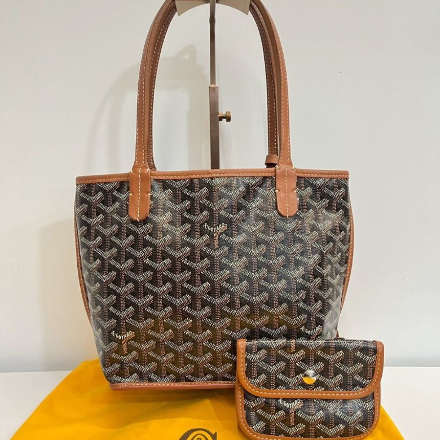Goyard Mini tote 棕色-0