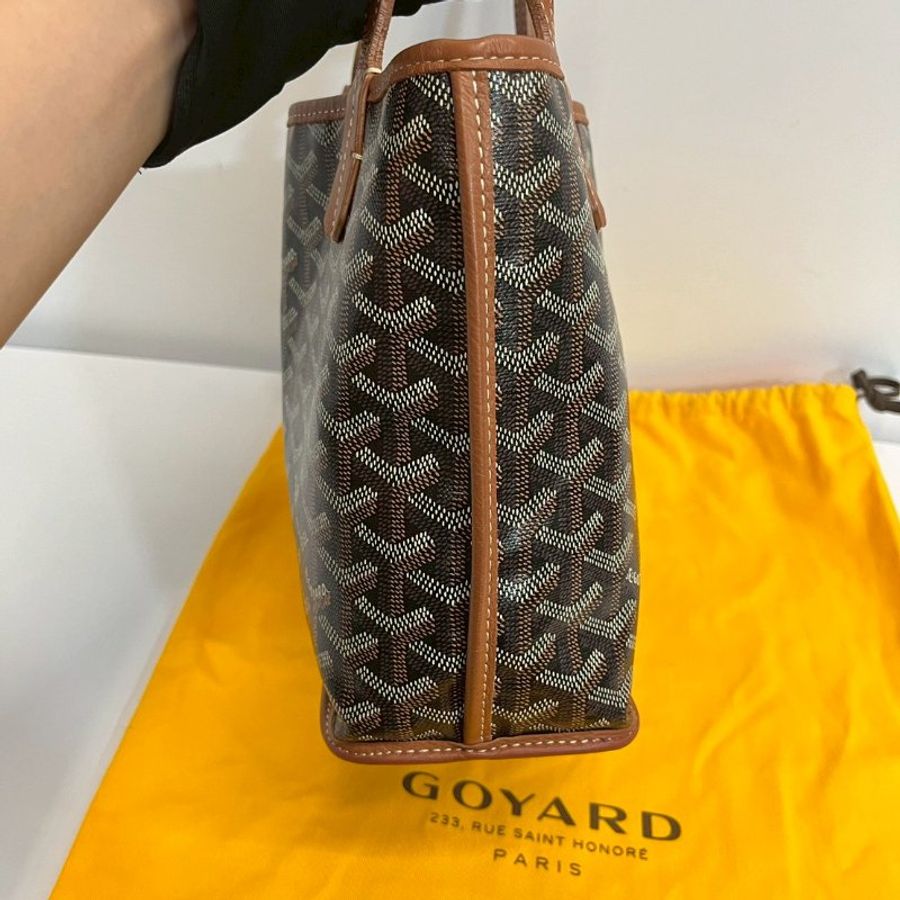 Goyard Mini tote 棕色-7