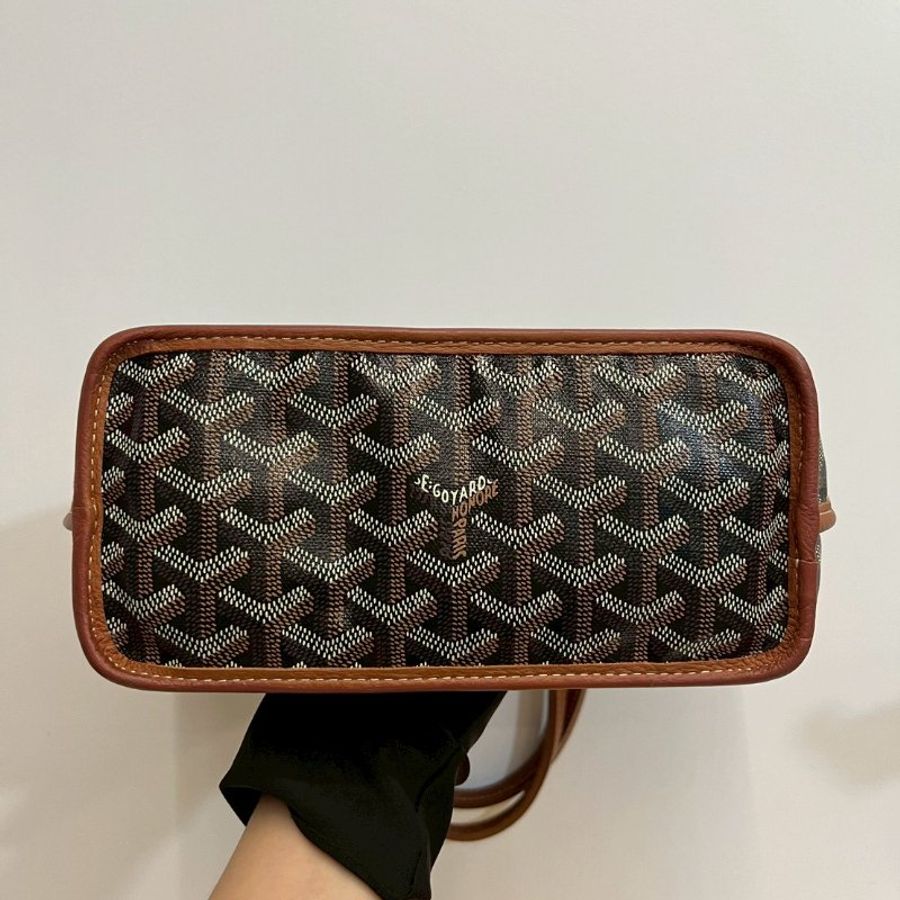 Goyard Mini tote 棕色-8