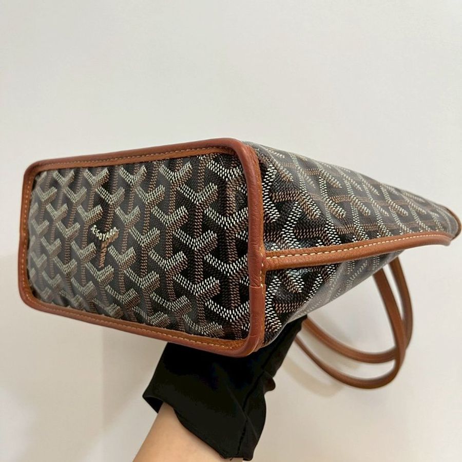 Goyard Mini tote 棕色-10