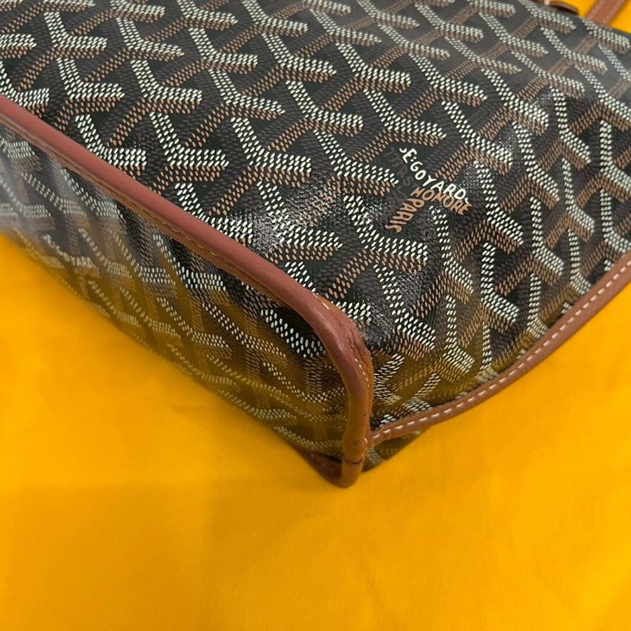 Goyard Mini tote 棕色-12