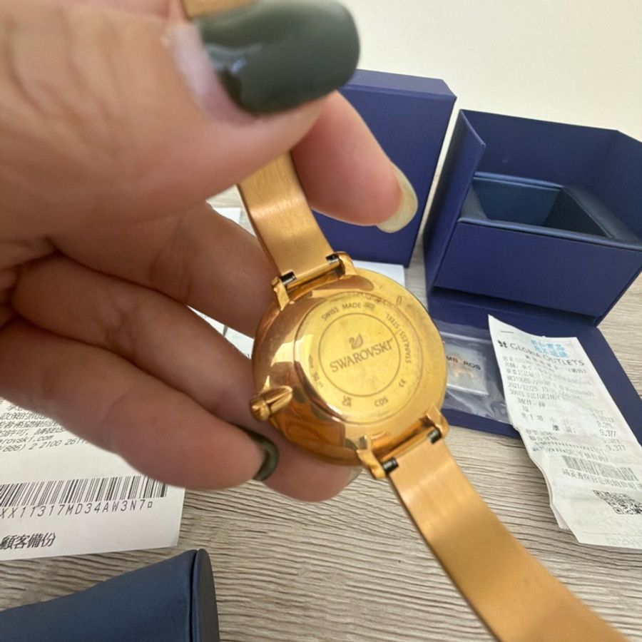 SWAROVSKI 施華洛世奇 Crystalline Delight 璀璨晶鑽女錶 手錶-34mm -5580541-5