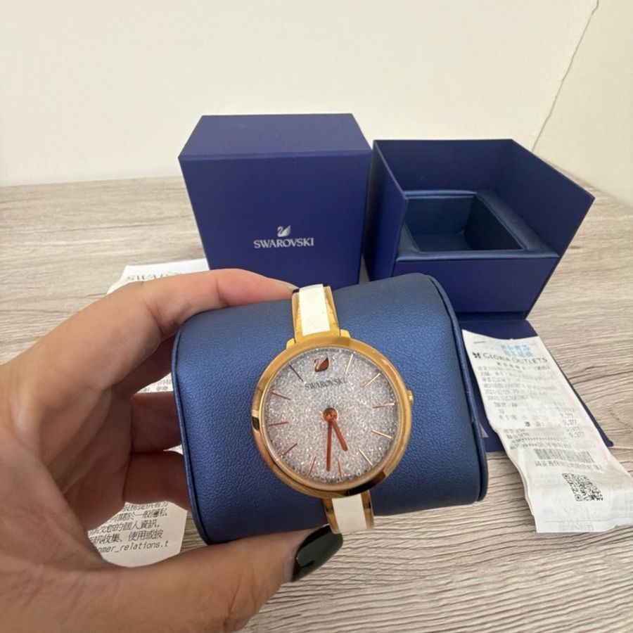SWAROVSKI 施華洛世奇 Crystalline Delight 璀璨晶鑽女錶 手錶-34mm -5580541-6