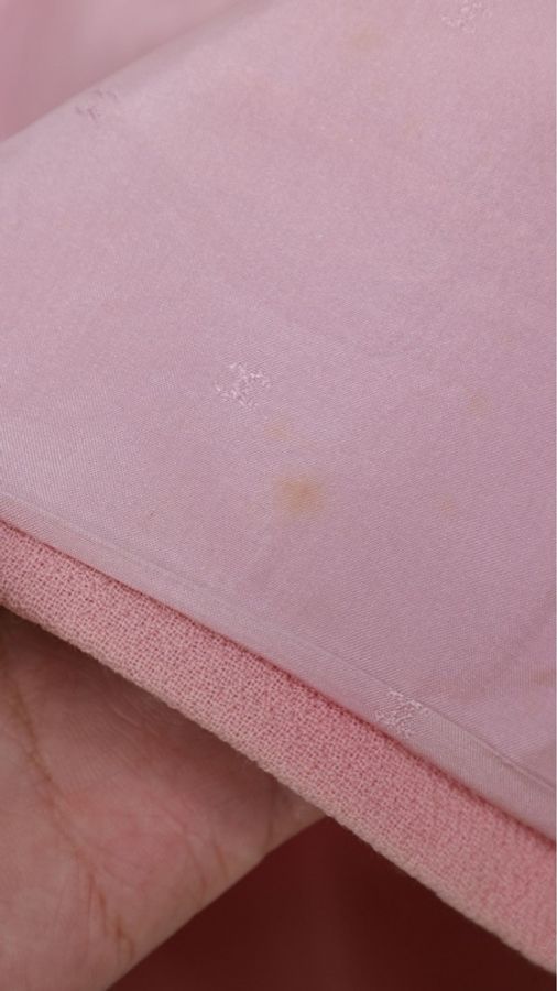 Chanel 91年粉黑漆皮滚边山茶花扣四口袋外套半裙套装-52