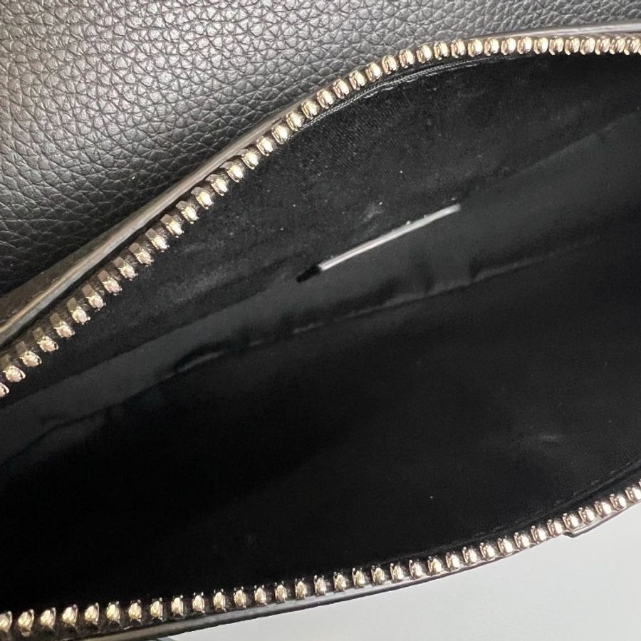 DIOR 16-BO-0243 黑皮革Saddle馬鞍包-3