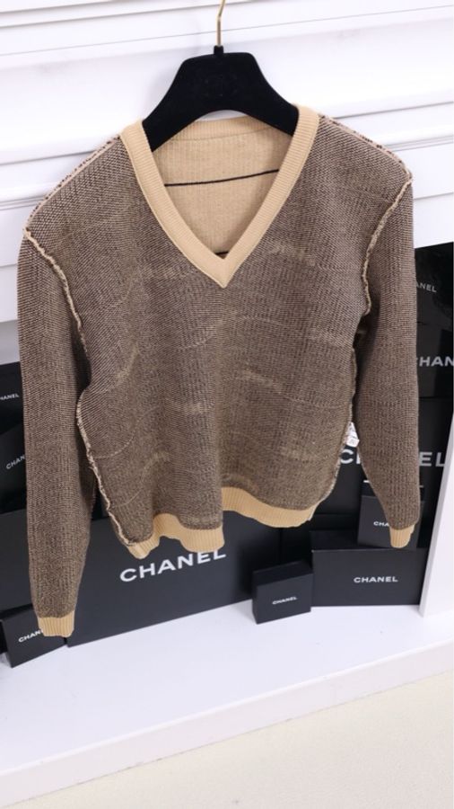 Dior条纹logo针织衫-6