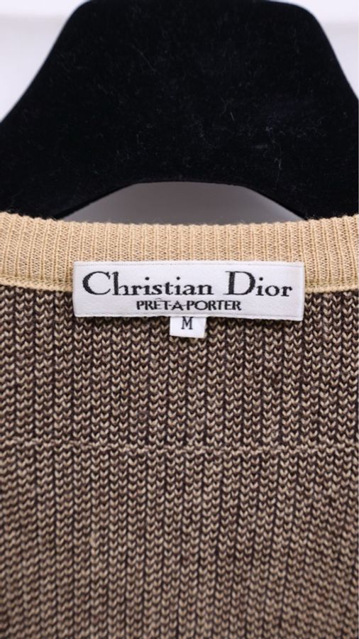 Dior条纹logo针织衫-9