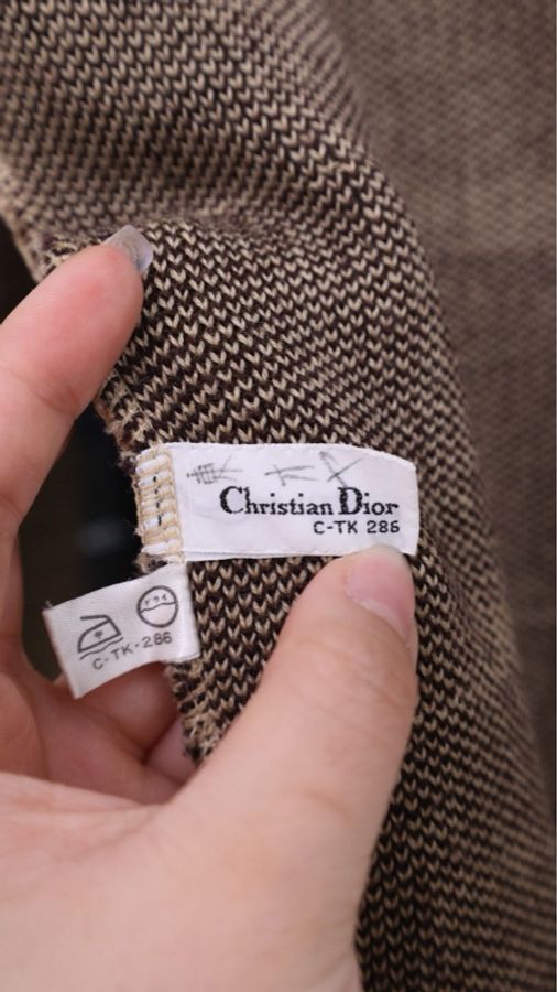 Dior条纹logo针织衫-19