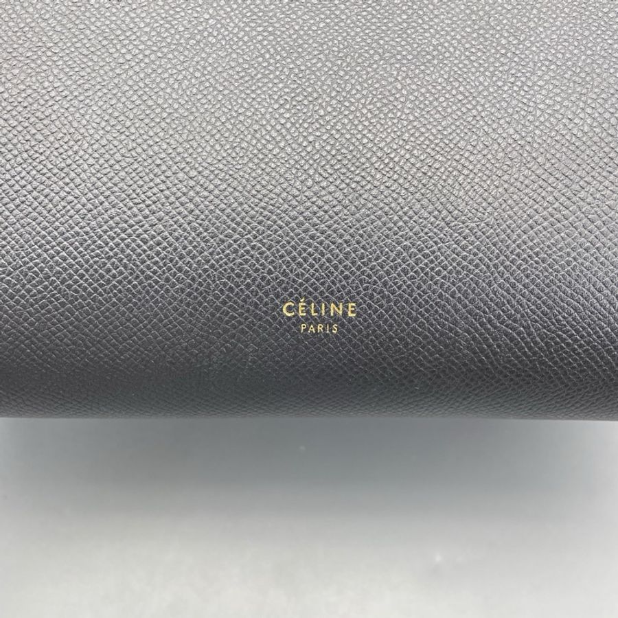 celine0賽琳鯰魚包中號黑色/28*21*17-8