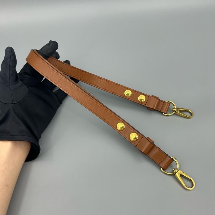 Louis Vuitton 路易威登 經典老花拼皮達芙妮小號斜挎包 芯片款 20*16-7