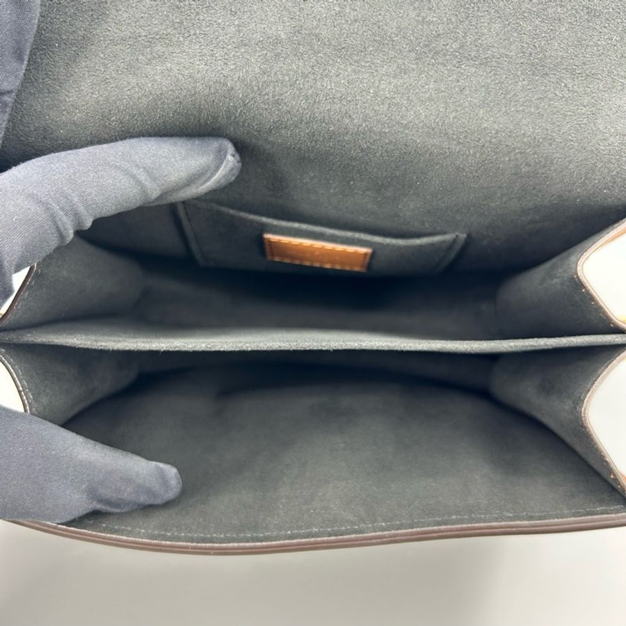 Louis Vuitton 路易威登 經典老花拼皮達芙妮小號斜挎包 芯片款 20*16-8