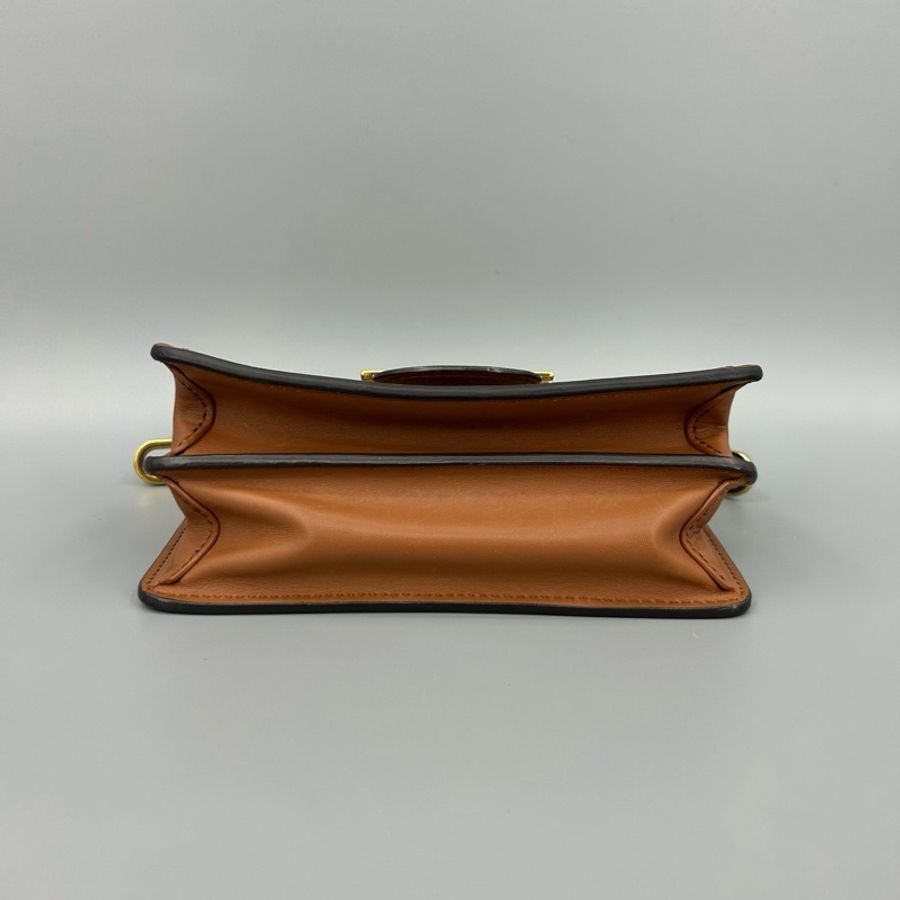 Louis Vuitton 路易威登 經典老花拼皮達芙妮小號斜挎包 芯片款 20*16-9