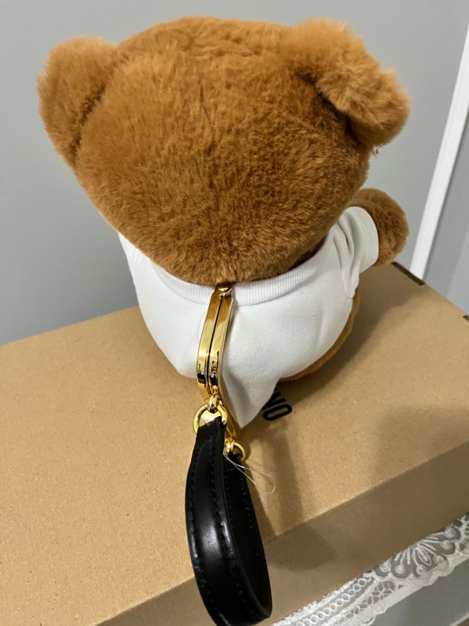 MOSCHINO《全新》限量 Teddy Bear 小熊包|可肩背・斜背・手提三用|附原盒防塵袋 吊牌-8