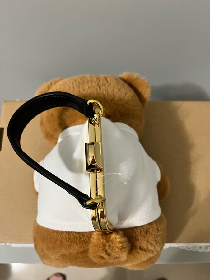 MOSCHINO《全新》限量 Teddy Bear 小熊包|可肩背・斜背・手提三用|附原盒防塵袋 吊牌-12