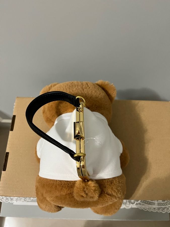 MOSCHINO《全新》限量 Teddy Bear 小熊包|可肩背・斜背・手提三用|附原盒防塵袋 吊牌-14