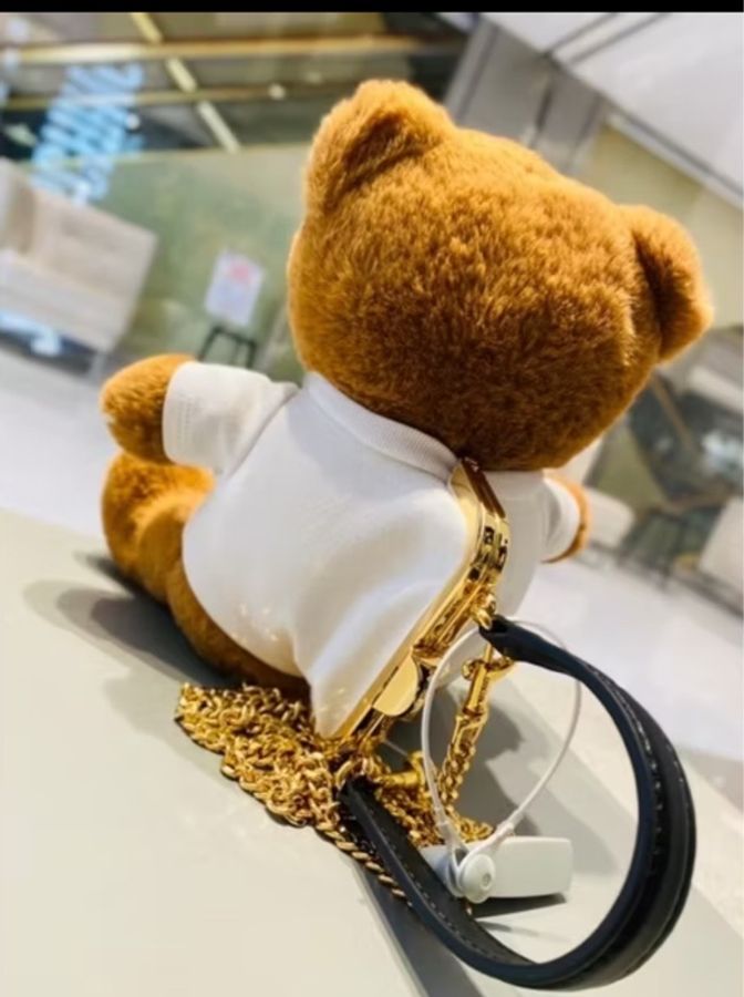 MOSCHINO《全新》限量 Teddy Bear 小熊包|可肩背・斜背・手提三用|附原盒防塵袋 吊牌-16