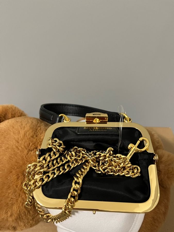 MOSCHINO《全新》限量 Teddy Bear 小熊包|可肩背・斜背・手提三用|附原盒防塵袋 吊牌-26