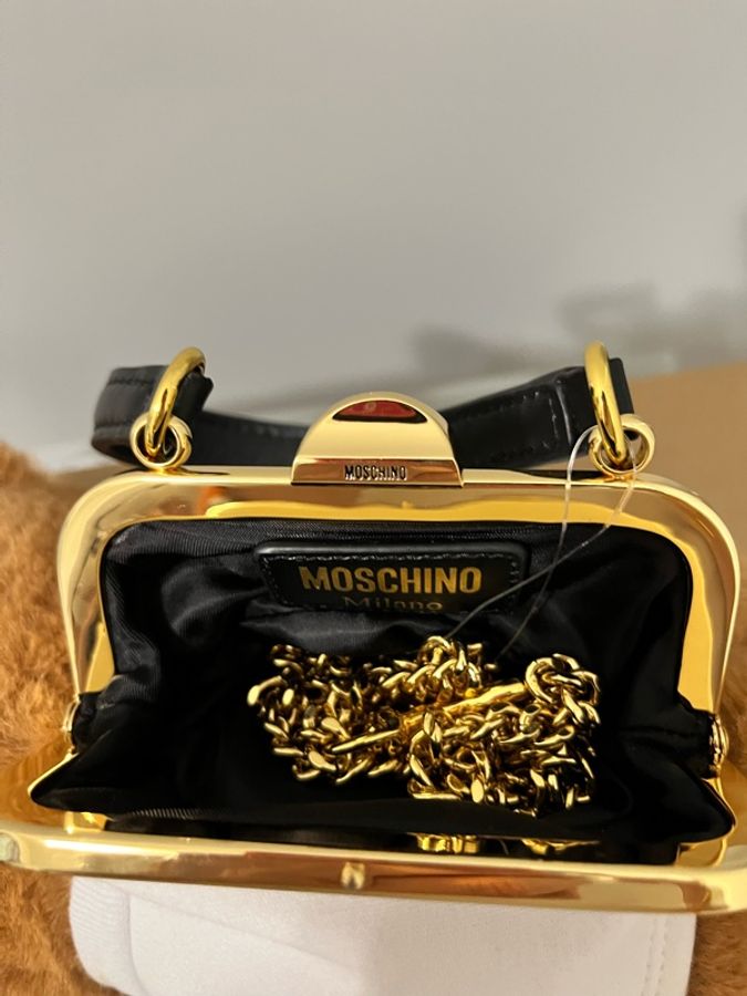 MOSCHINO《全新》限量 Teddy Bear 小熊包|可肩背・斜背・手提三用|附原盒防塵袋 吊牌-27