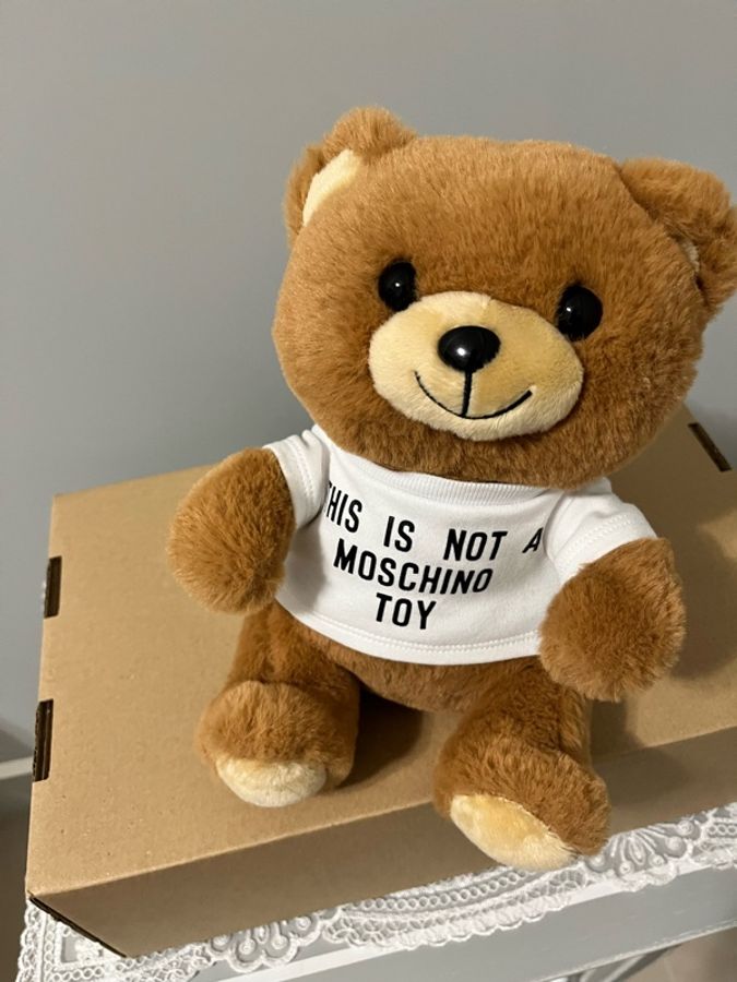 MOSCHINO《全新》限量 Teddy Bear 小熊包|可肩背・斜背・手提三用|附原盒防塵袋 吊牌-37