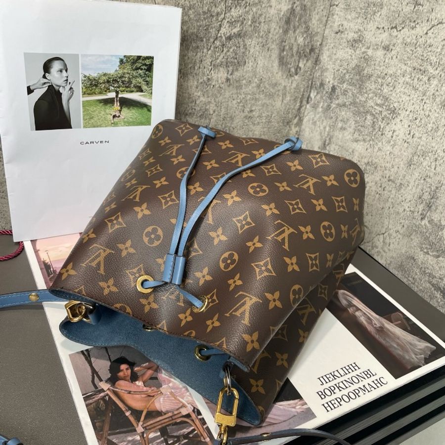Louis Vuitton NEONOE 藍水桶 超級能裝-3