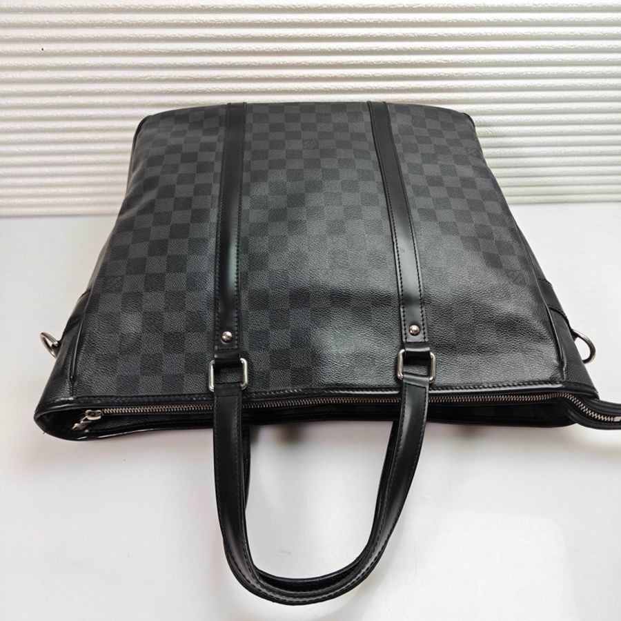 【98新❤️商務通勤必備✨ 全網最低價!】Louis Vuitton/LV 棋盤格公文包手提包(下單前先詢問庫存❗️❗️)-4