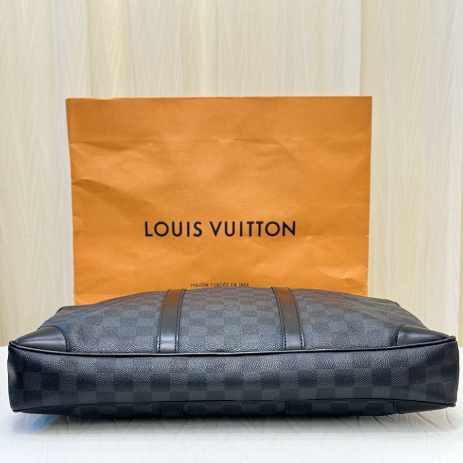 【98新❤️商務通勤必備✨ 全網最低價！】Louis Vuitton/LV 棋盤格公文包手提包（下單前先詢問庫存❗️❗️）-5