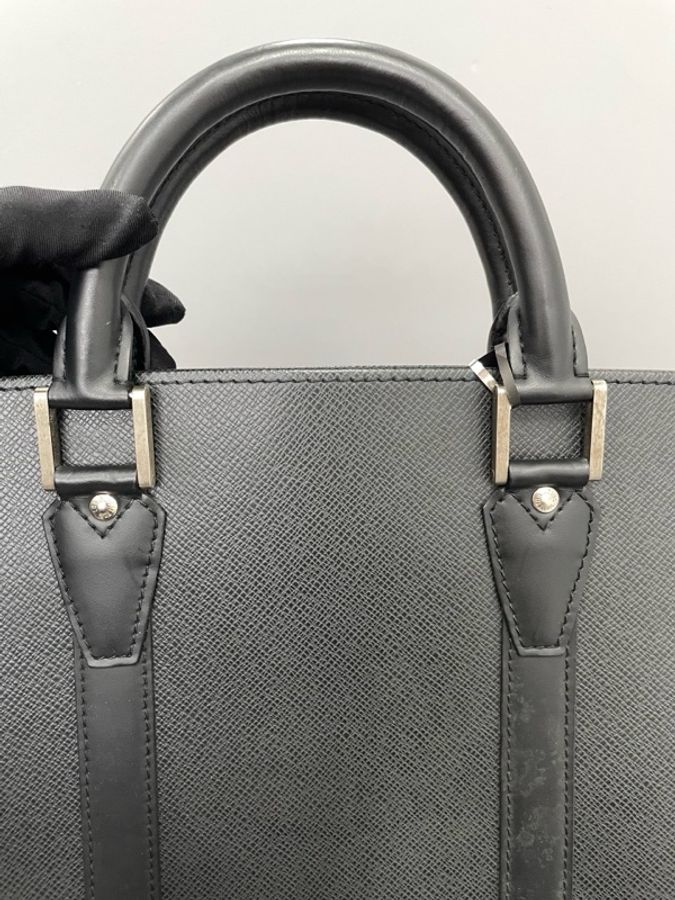 【98新❤️商務通勤必備✨ 全網最低價！】Louis Vuitton/LV Lozan系列十字紋牛公文包手提包（下單前先詢問庫存❗️❗️）-6