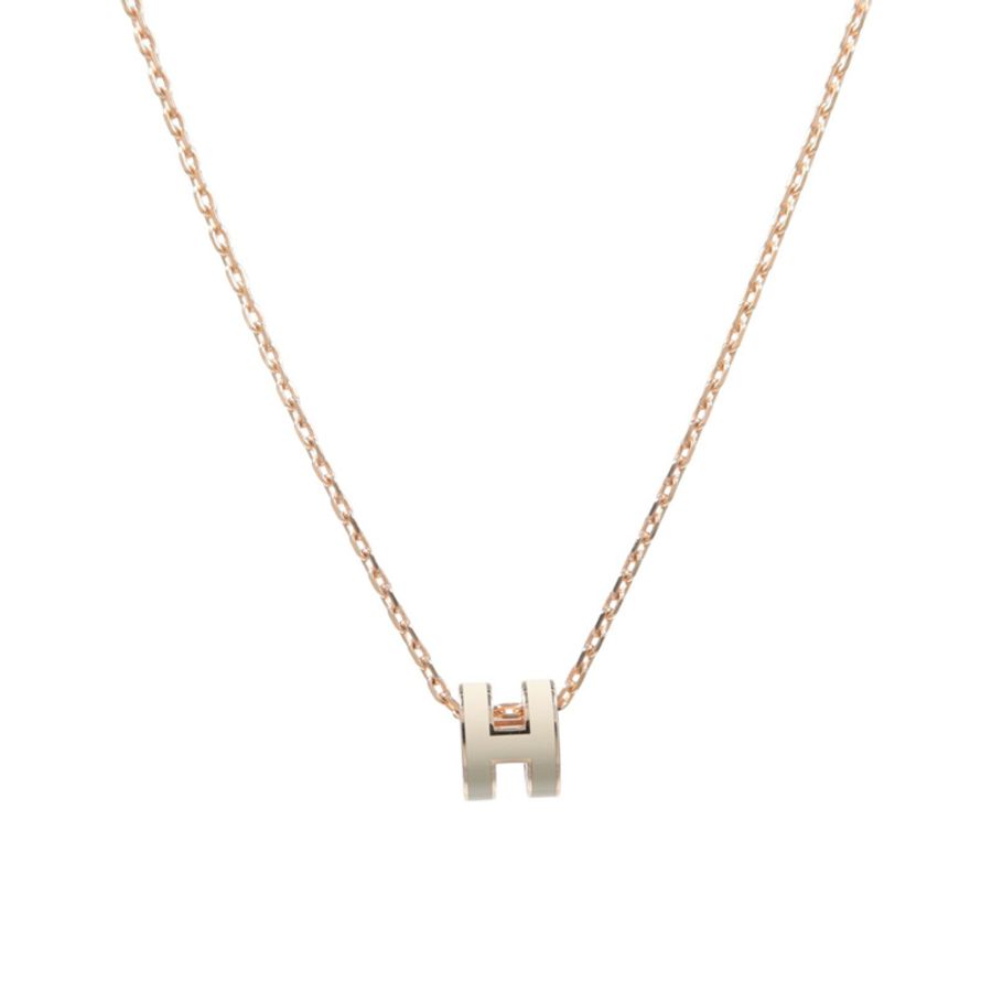 HERMES 金屬Mini Pop H Necklace項鍊-1
