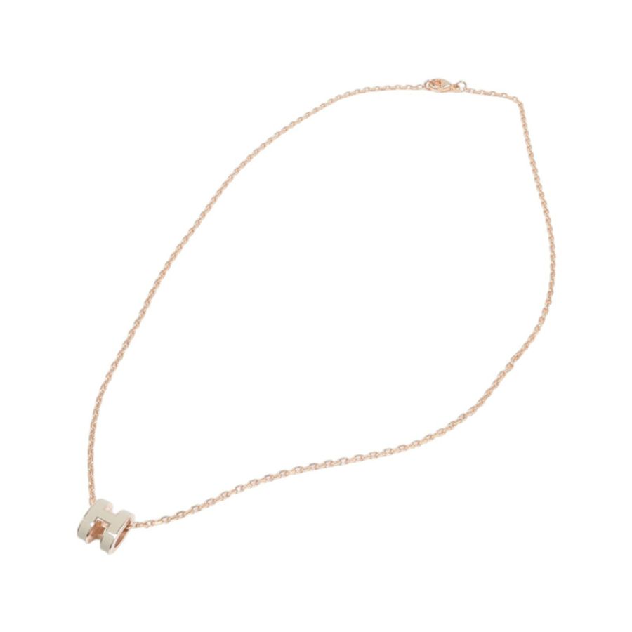 HERMES 金屬Mini Pop H Necklace項鍊-3